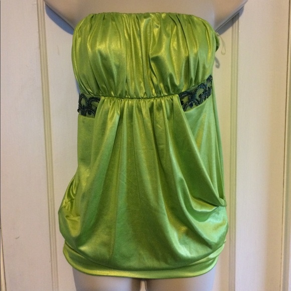 Studio Y Tops - Green night out elegant top Studio Y Tops - Green night out elegant top